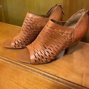 Franco Sarto Salito open toe wedge